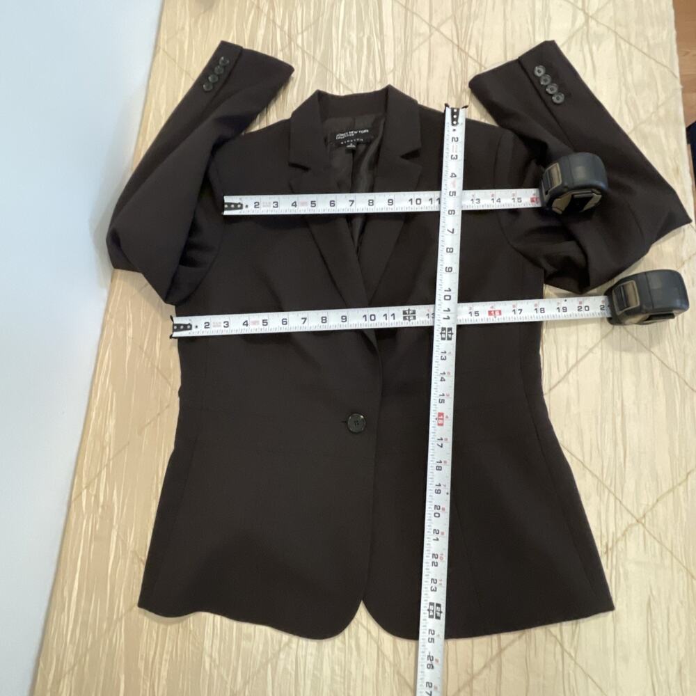 Jones New York Collection Woman Size 8 One Button Office Siren Clueless‎ Preppy - Picture 9 of 10